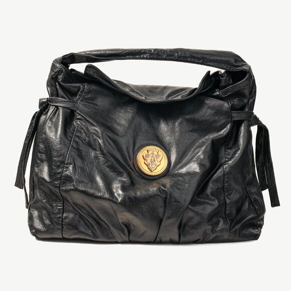 Gucci Medium Hysteria Black Leather Hobo Bag - Picture 1 of 11
